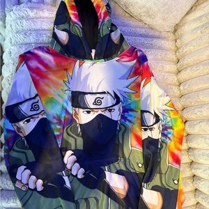 Colorful Anime Graphic Hoodie